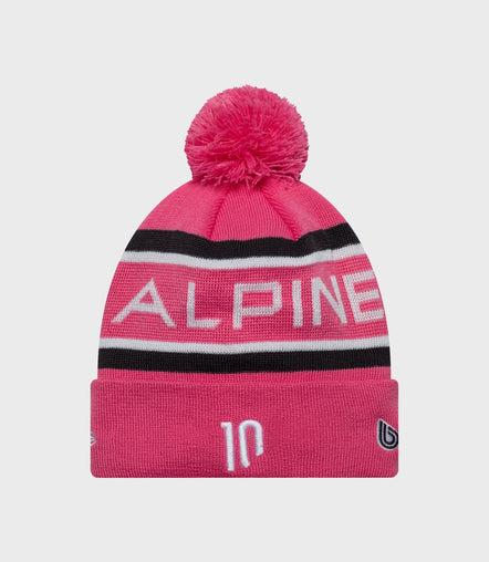 New Era Alpine Team Kit Pierre Gasly Cuff Knit Junior Pop Hat - Pink