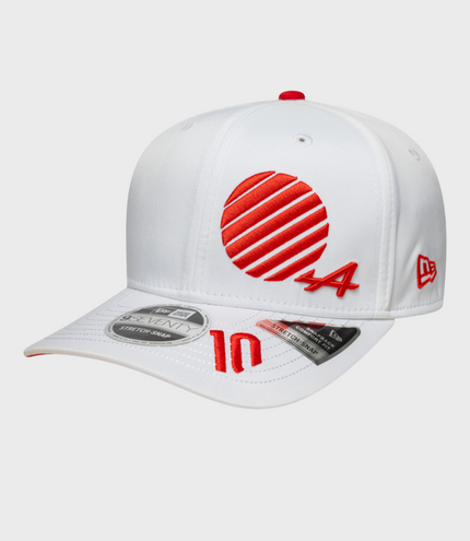 New Era Alpine Pierre Gasly Japan 9Seventy Stretch Snap Cap - White
