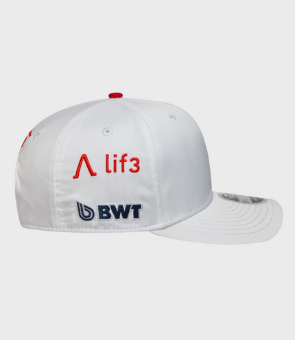 New Era Alpine Pierre Gasly Japan 9Seventy Stretch Snap Cap - White