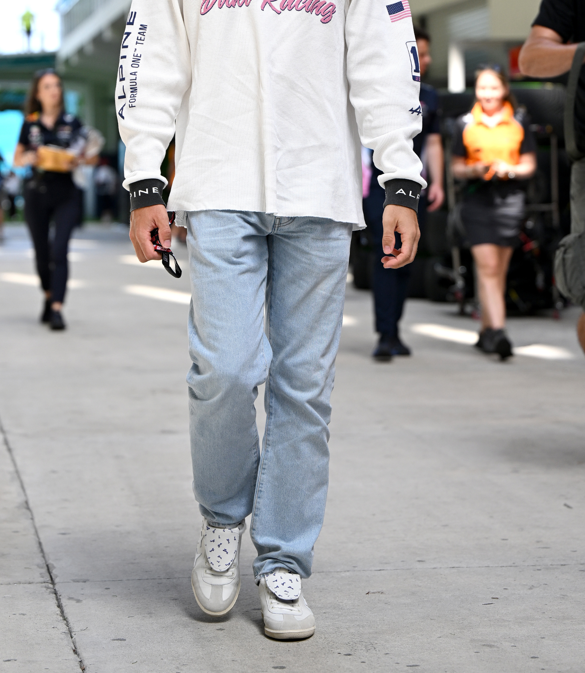 BWT Alpine Formula One Team x Duke and Dexter White + Blue Sneaker