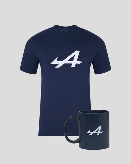BWT Alpine Formula One Team Ensemble Fête Des Pères T-Shirt + Tasse (Vaut 64€)