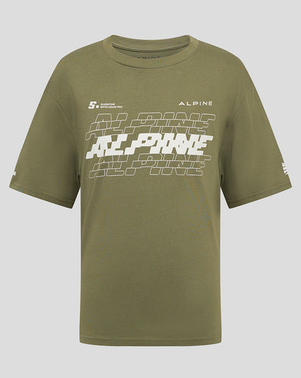 BWT ALPINE FORMULA ONE TEAM SILVERSTONE JUNIOR T-SHIRT - GREEN