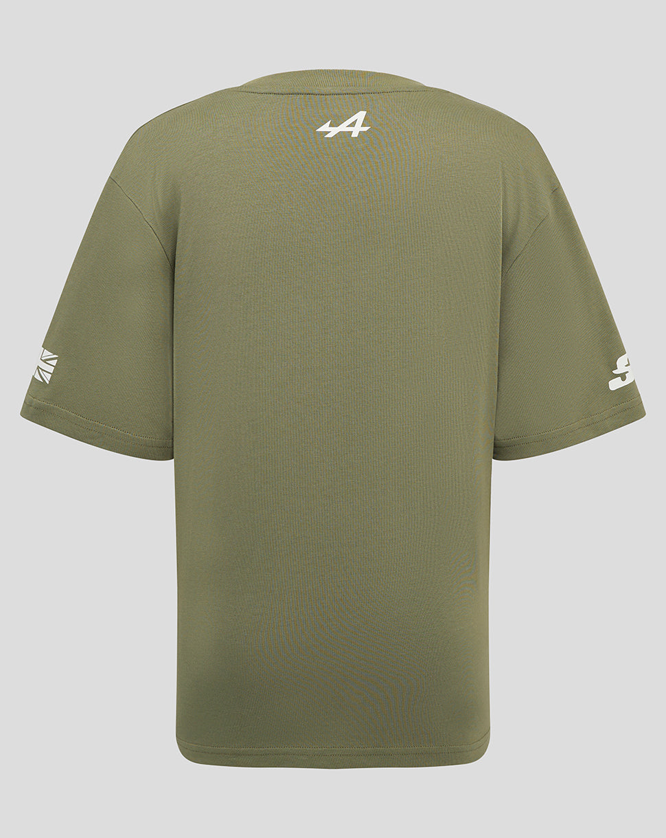 BWT Alpine Formula One Team T-Shirt Silverstone Oversized Junior - VERT