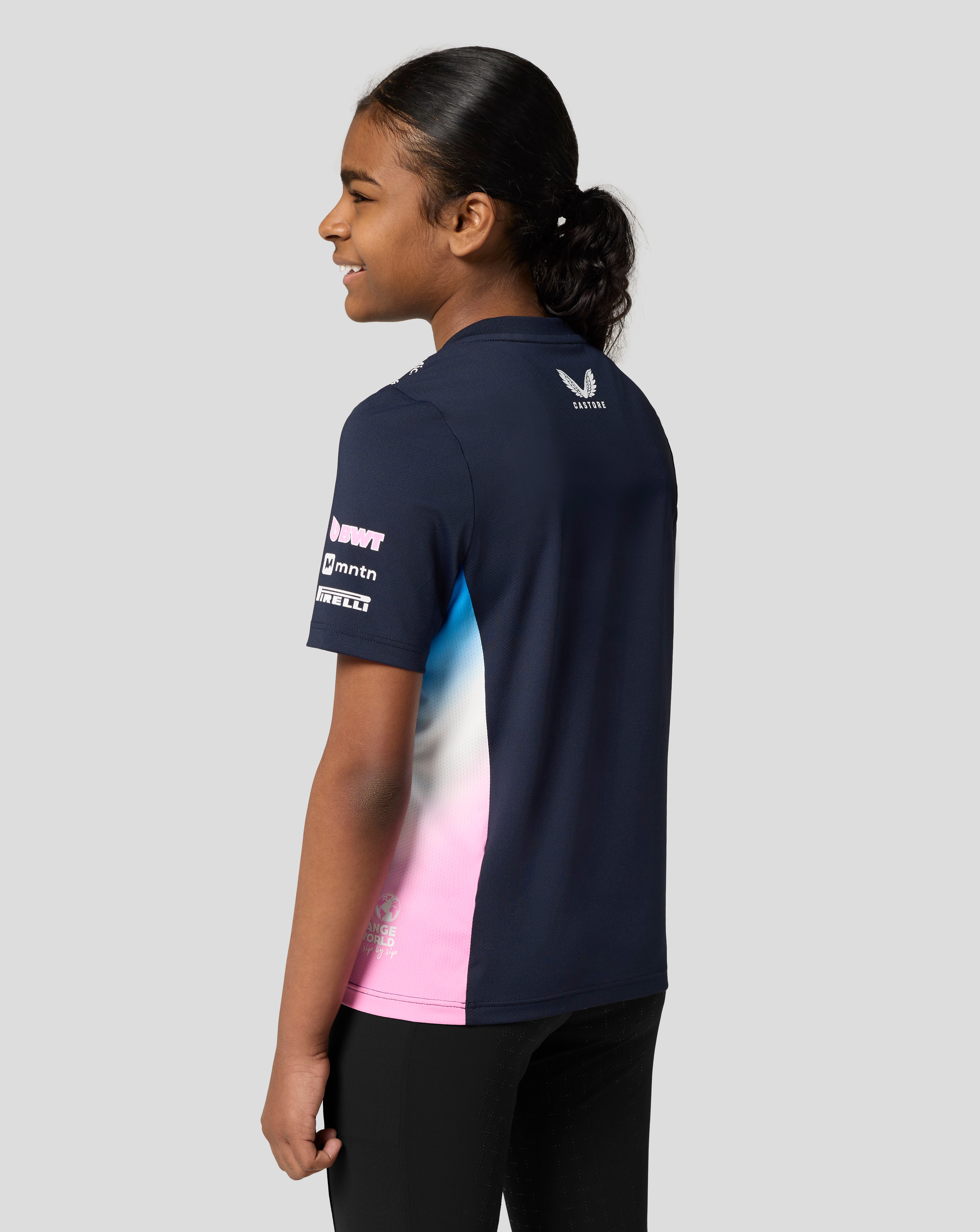 BWT Alpine Formula One Team T-Shirt Officiel Personnalisable Junior