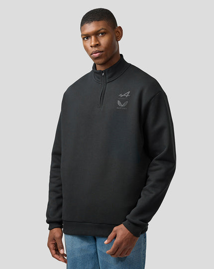 BWT Alpine Formula One Team Haut Manches Longues 1/4 de Zip Double Marque Unisexe