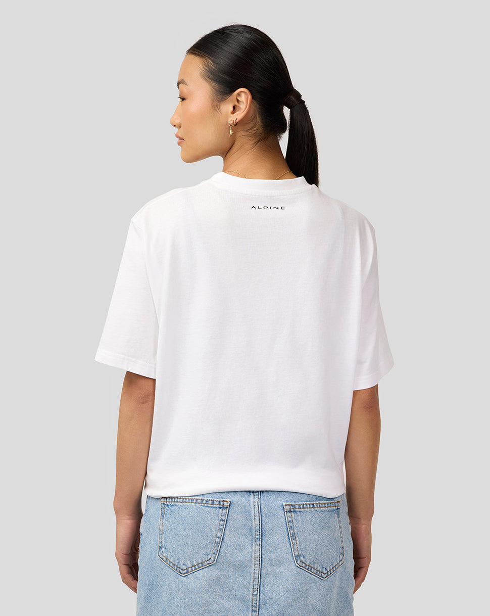 BWT Alpine Formula One Team T-Shirt Essentiel Core Unisexe - Blanc