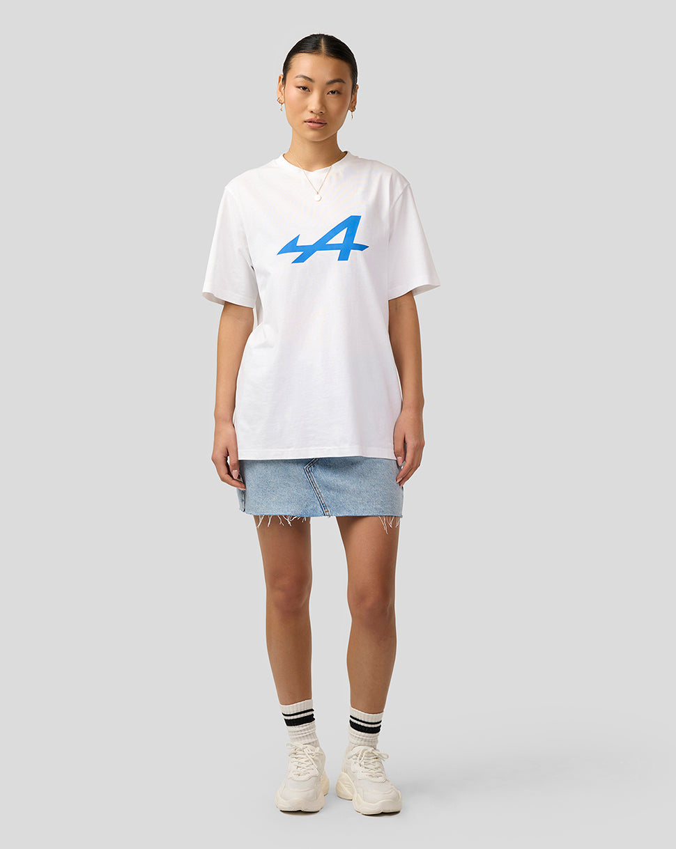 BWT Alpine Formula One Team T-Shirt Essentiel Core Unisexe - Blanc