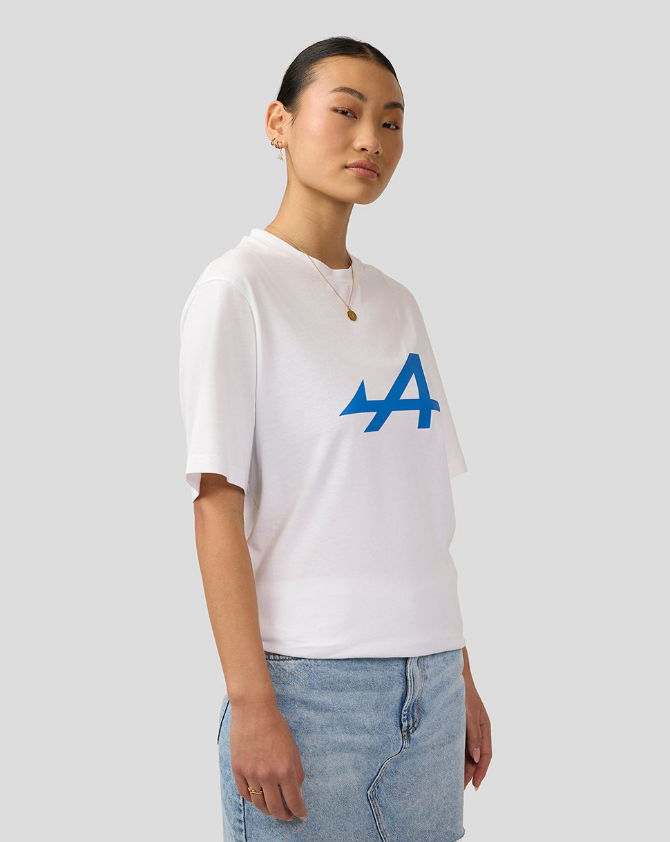 BWT Alpine Formula One Team T-Shirt Essentiel Core Unisexe - Blanc