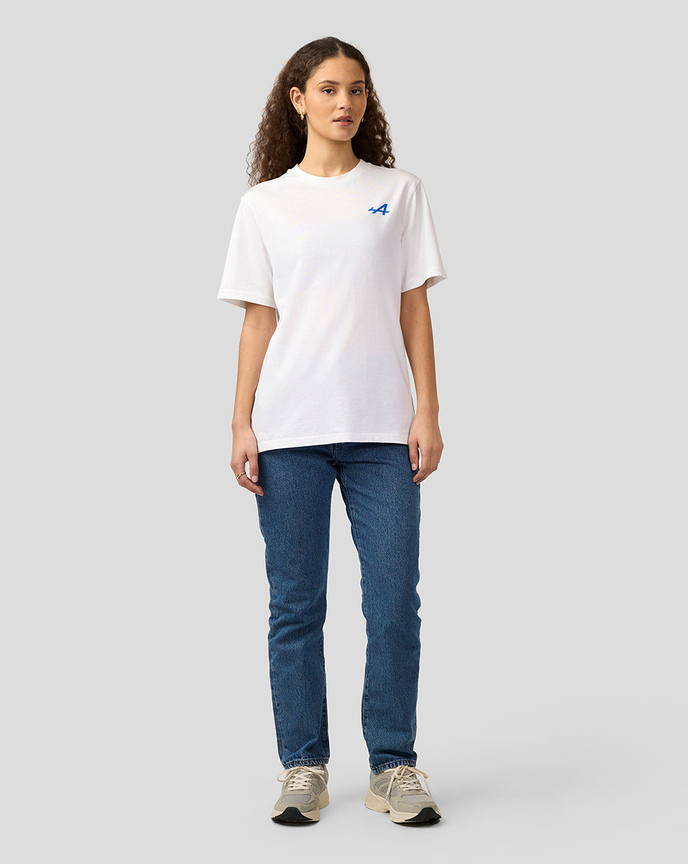 BWT Alpine Formula One Team T-Shirt Graphique Unisexe - Blanc
