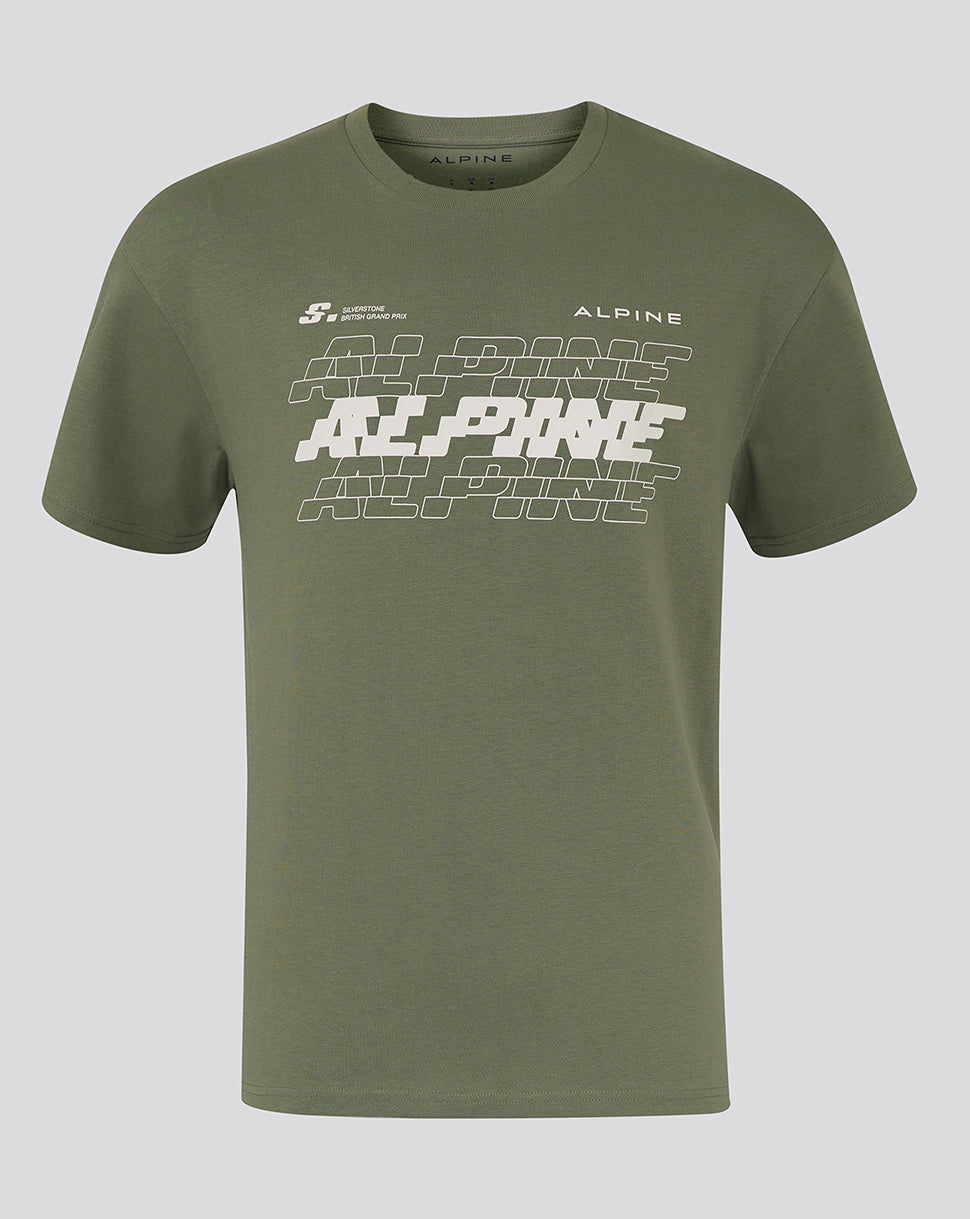 BWT Alpine Formula One Team T-Shirt Silverstone Oversized Unisexe - VERT
