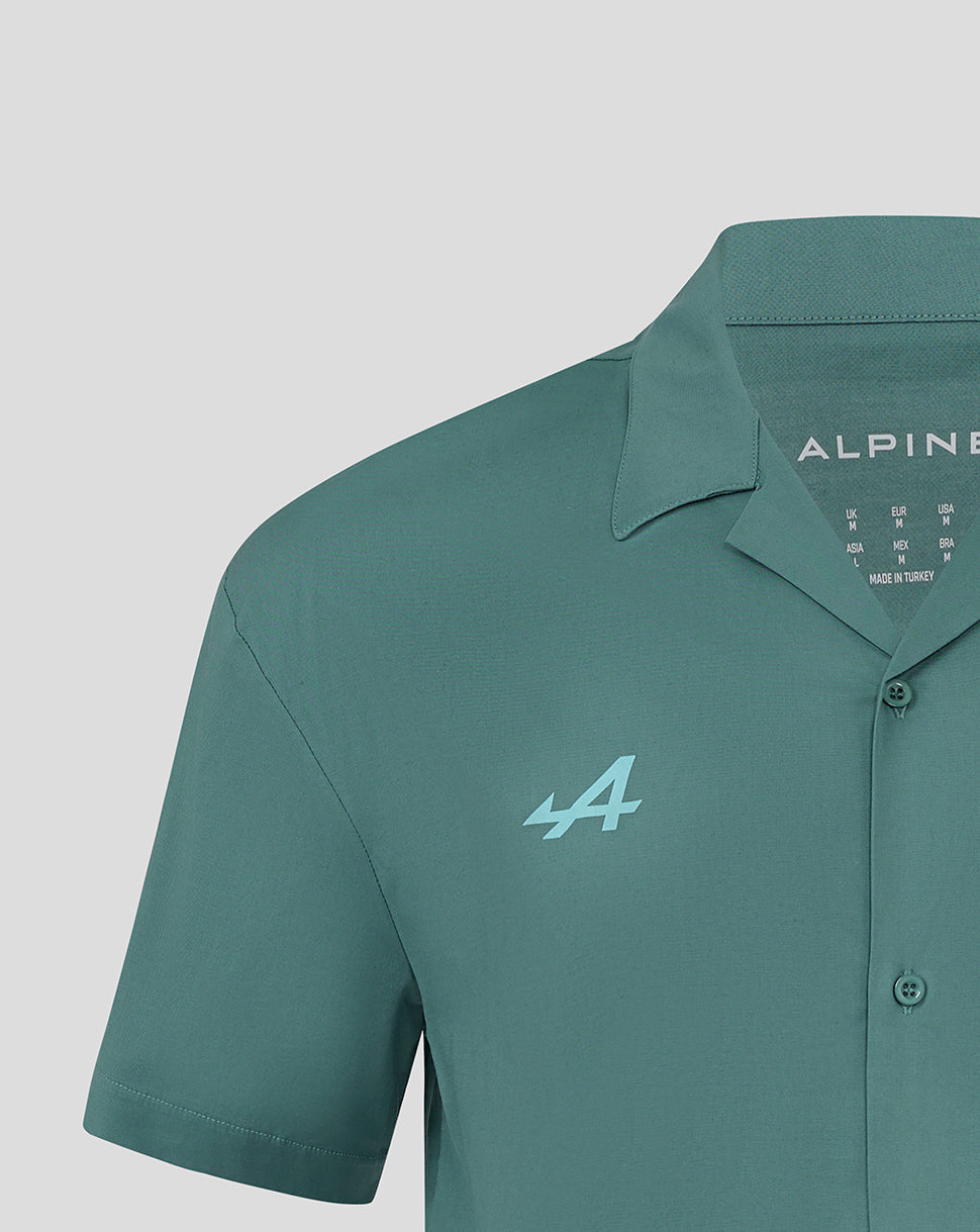 BWT Alpine Formula One Team Chemise Bowling Miami Manches Courtes Oversized Unisexe