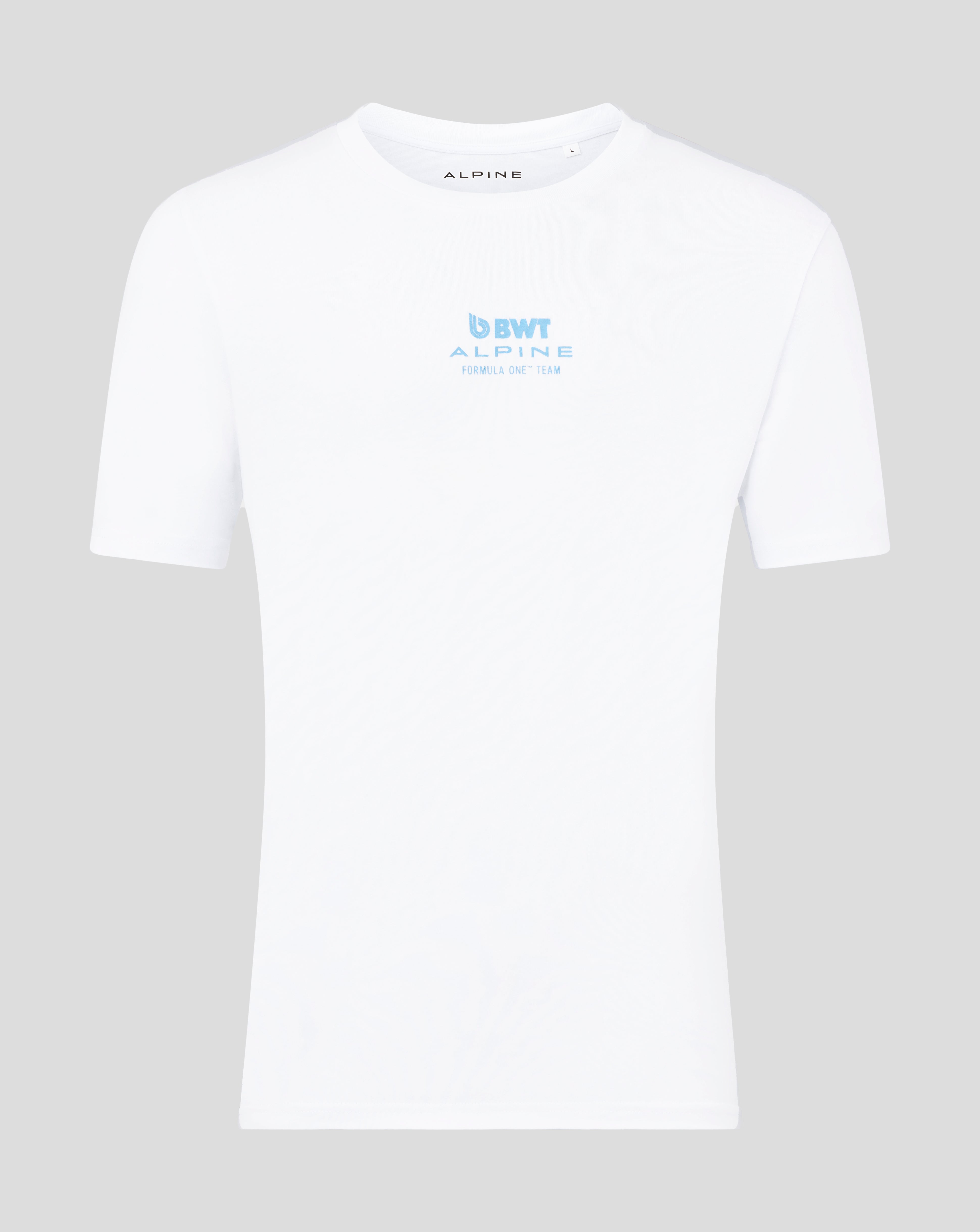 Alpine Unisex Core Driver Franco Colapinto Relaxed Fit Short Sleeve T-Shirt – White
