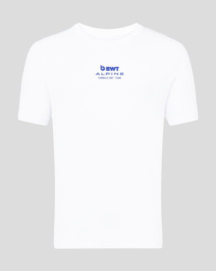 Alpine T-Shirt Décontracté Core Pilote Pierre Gasly Unisexe - Blanc