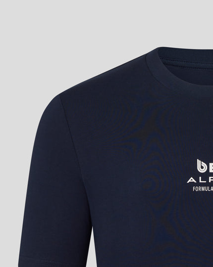Alpine T-Shirt Décontracté Core Pilote Pierre Gasly Unisexe - Bleu Marine