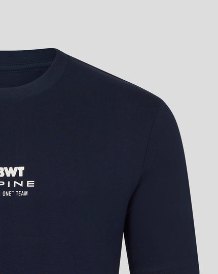 Alpine T-Shirt Décontracté Core Pilote Pierre Gasly Unisexe - Bleu Marine