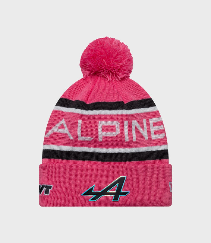 Bonnet Pierre Gasly Cuff Knit Pop Junior New Era Alpine - Rose