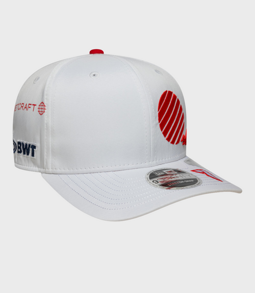 New Era Alpine Jack Doohan Japan 9Seventy Stretch Snap Cap - White New Era Alpine Jack Doohan Japan 9Seventy Stretch Snap Cap - White