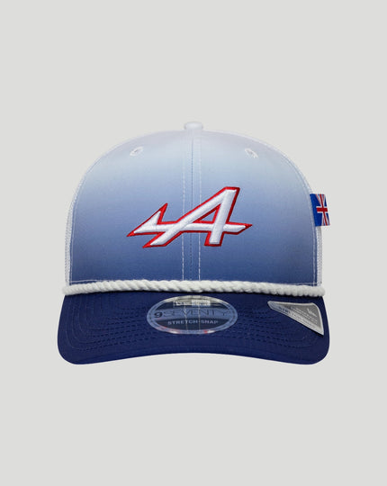 New Era Silverstone Race Specific 9Seventy Stretch-Snap Cap - White