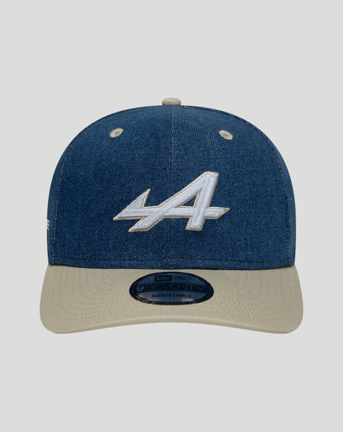 New Era x BWT Alpine Formula One Team Austin 9SEVENTY Stretch-Snap Cap- Navy