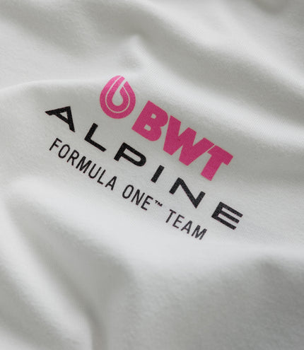 Unisex BWT Alpine Formula One Team X Duke & Dexter Vintage White T-Shirt - White
