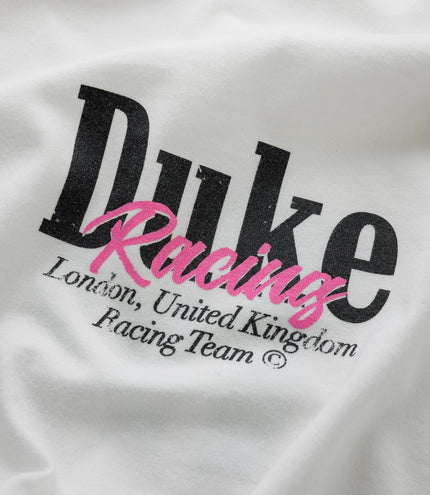 Unisex BWT Alpine Formula One Team X Duke & Dexter Vintage White T-Shirt - White
