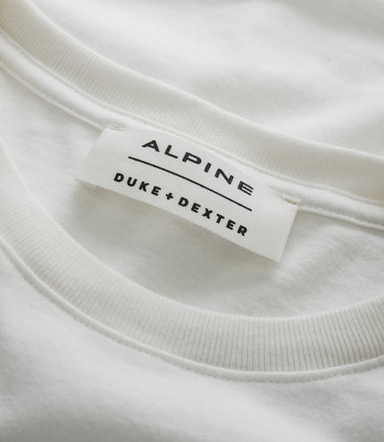 Unisex BWT Alpine Formula One Team X Duke & Dexter Vintage White T-Shirt - White