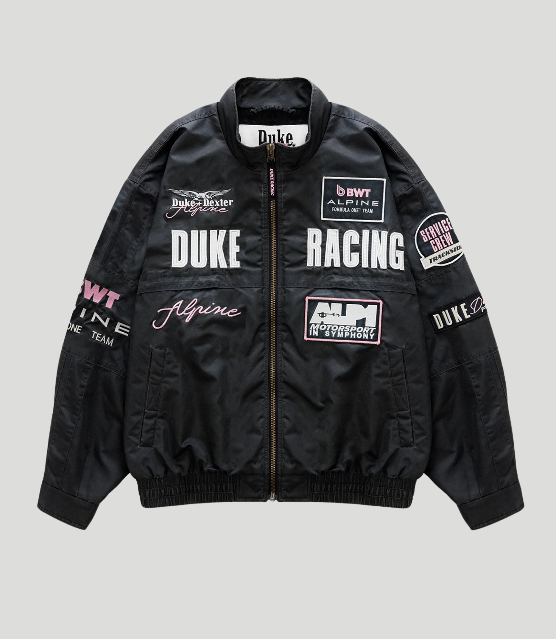 Unisex BWT Alpine Formula One Team X Duke & Dexter Black Trackside Jacket - Black