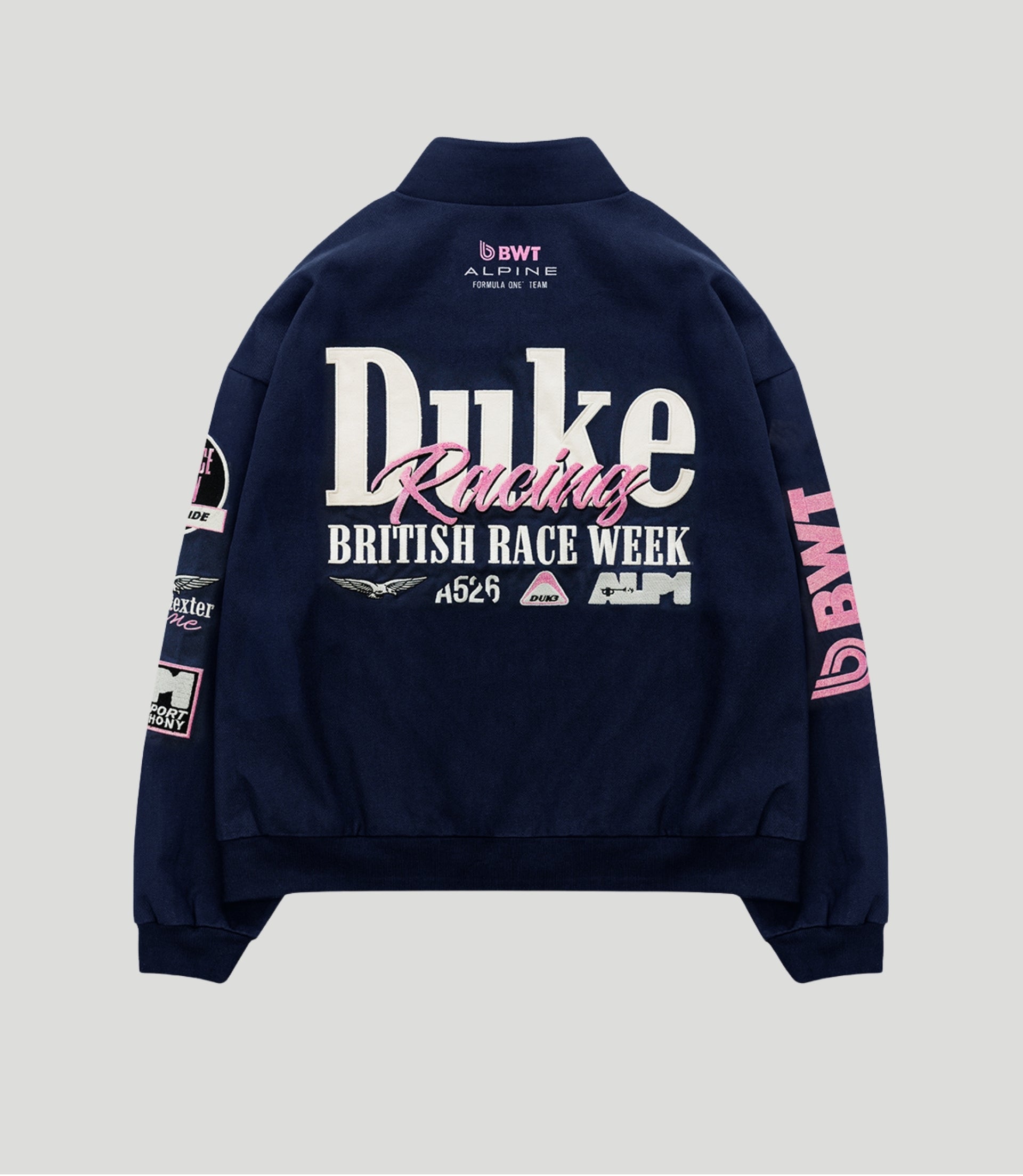 Unisex BWT Alpine Formula One Team X Duke & Dexter Navy Racing Jacket - Navy
