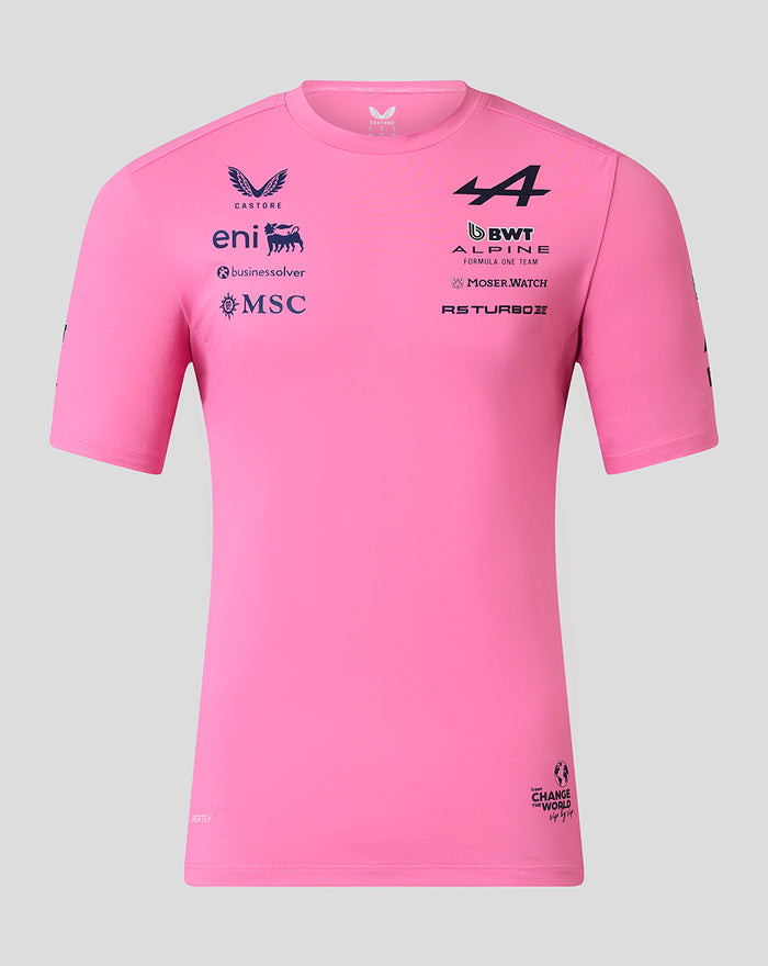 BWT Alpine Formula One Team Pink Driver T-Shirt - Mens