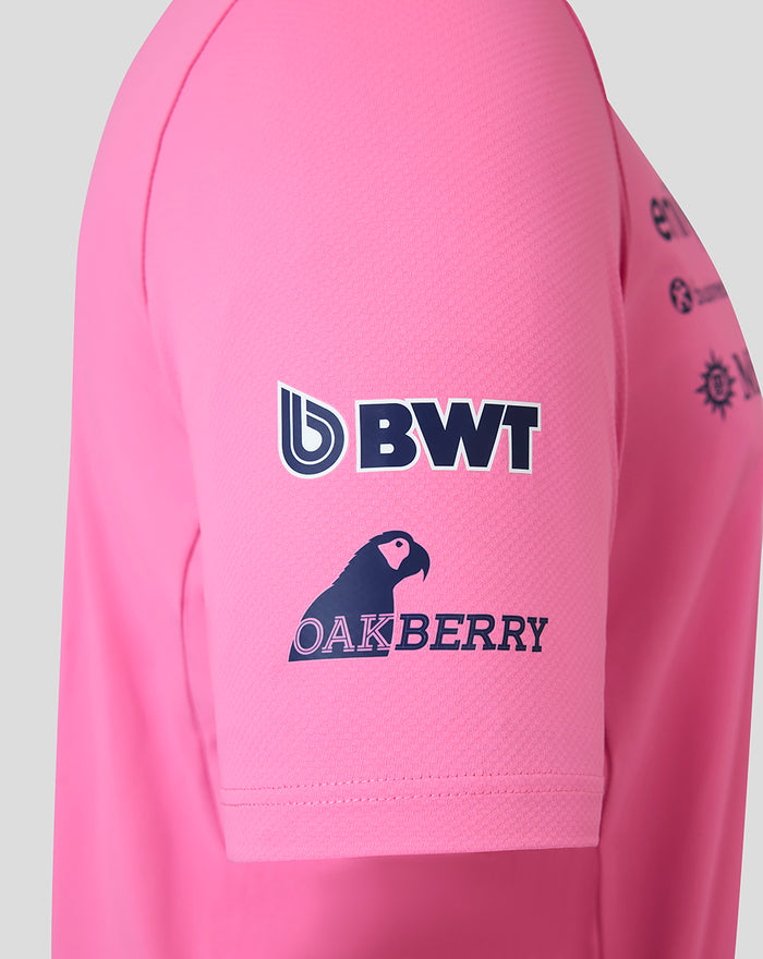 BWT Alpine Formula One Team Pink Driver T-Shirt - Mens