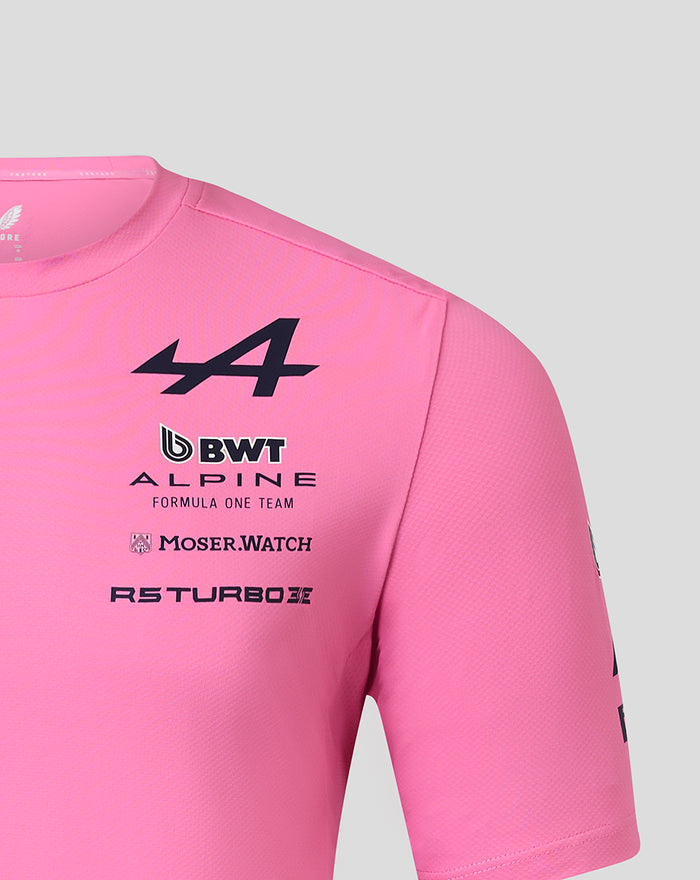 BWT Alpine Formula One Team Pink Driver T-Shirt - Mens