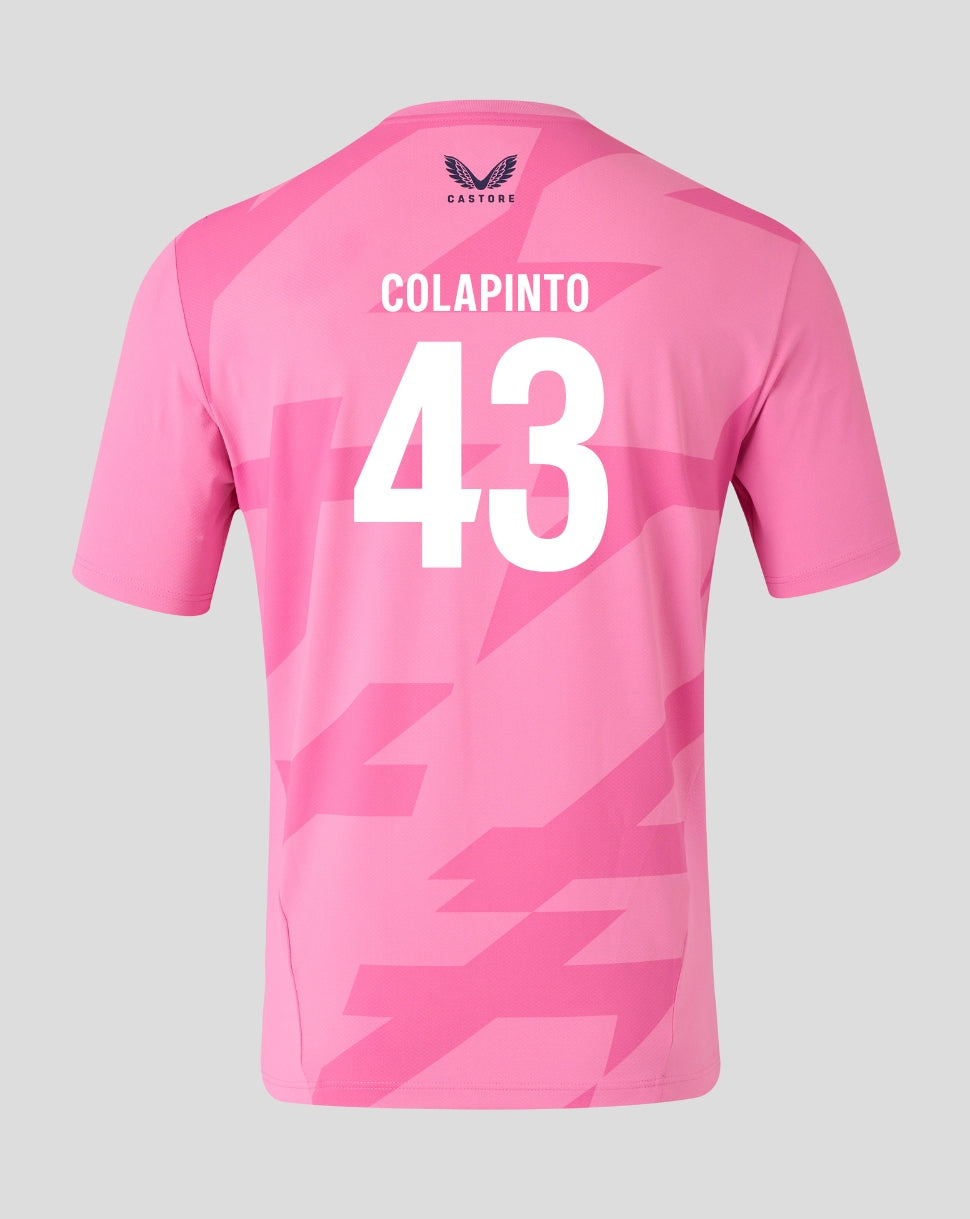 BWT Alpine Formula One Team T-Shirt Franco Colapinto Officiel Homme - Rose