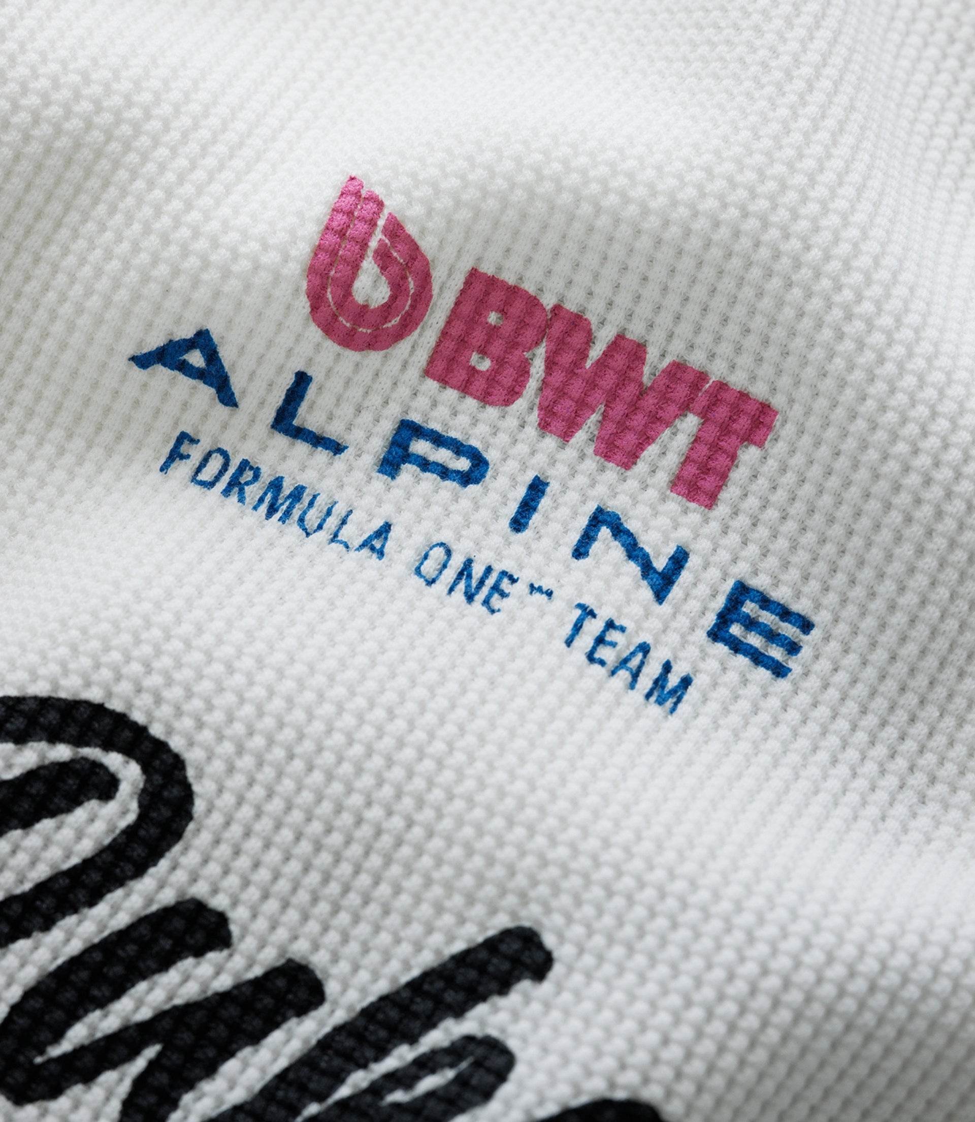 Unisex BWT Alpine Formula One Team X Duke & Dexter White Waffle - White