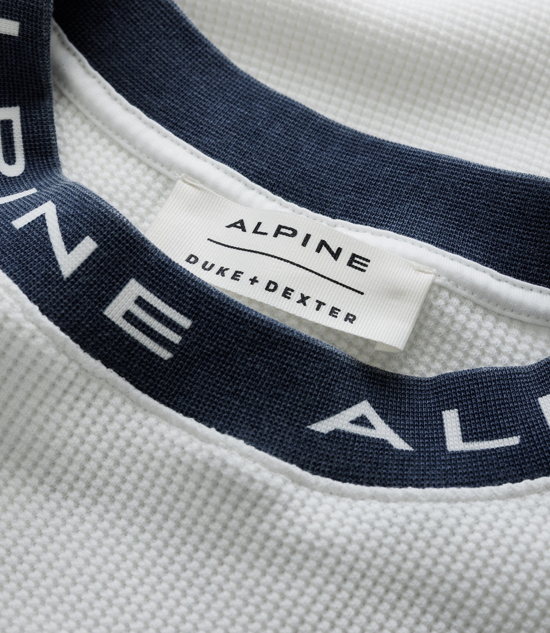 Unisex BWT Alpine Formula One Team X Duke & Dexter White Waffle - White