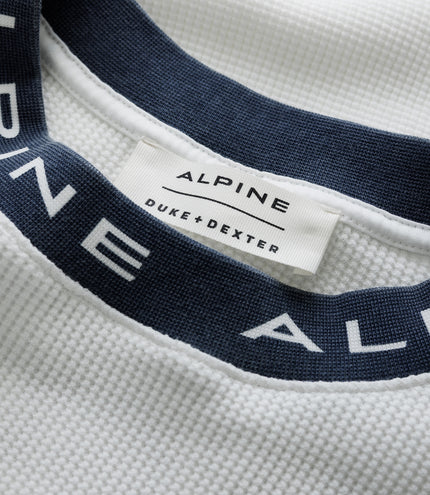 Unisex BWT Alpine Formula One Team X Duke & Dexter White Waffle - White