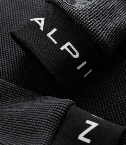 Unisex BWT Alpine Formula One Team X Duke & Dexter Washed Black Waffle - Black