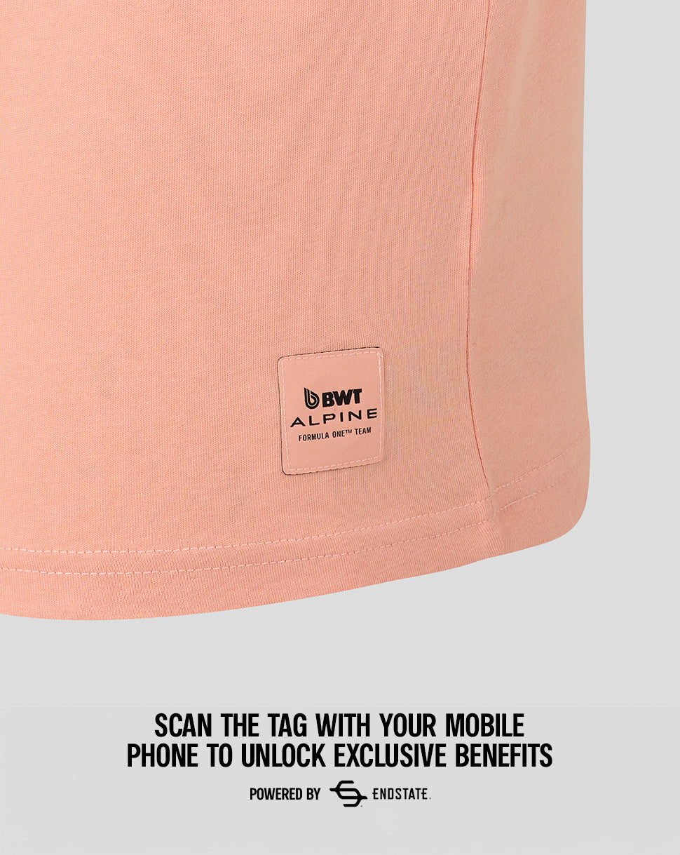 T-shirt graphique unisexe Miami Race – Rose corail