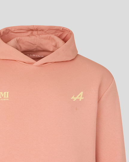 BWT Alpine Formula One Team Graphic Hoodie – Coral Pink
