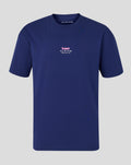 Navy Sao Paulo race T shirt with Alpine BWT logo on chest and subtle branding