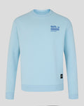 Light blue relaxed fit World Tour sweatshirt with small chest logo and World Tour 2026 text