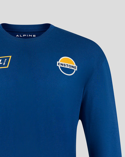Unisex Alpine Classic F1 Long Sleeve T-Shirt - Blue
