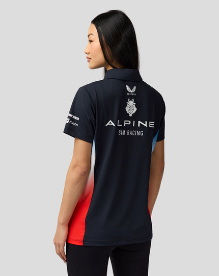 Alpine Sim Racing Team Polo Officiel Femme