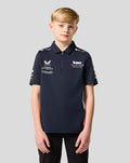 BWT Alpine Formula One Team Official Juniour Polo Shirt - Navy