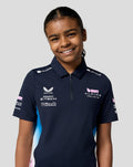 BWT Alpine Formula One Team Official Juniour Polo Shirt - Navy