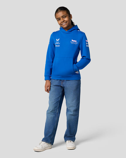 BWT Alpine F1 Team Kit Juniors Pullover Hoodie - Lapis Blue