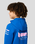 BWT Alpine F1 Team Kit Juniors Full Zip Hoodie - Lapis Blue