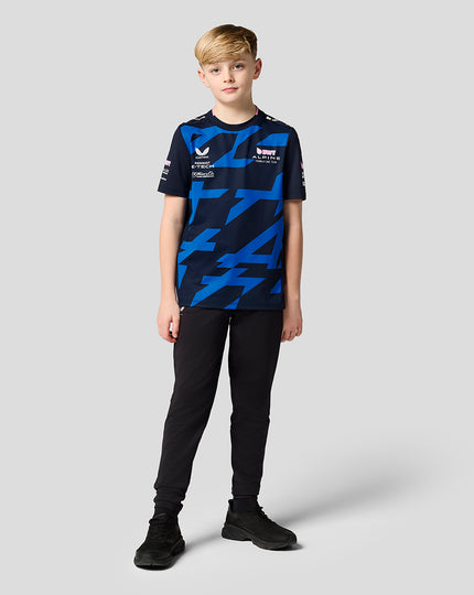 BWT Alpine Formula One Team Maillot Pilote Pierre Gasly Officiel Junior - Bleu Marine