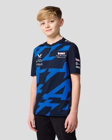 BWT Alpine Formula One Team Maillot Pilote Jack Doohan Officiel Junior - Bleu Marine