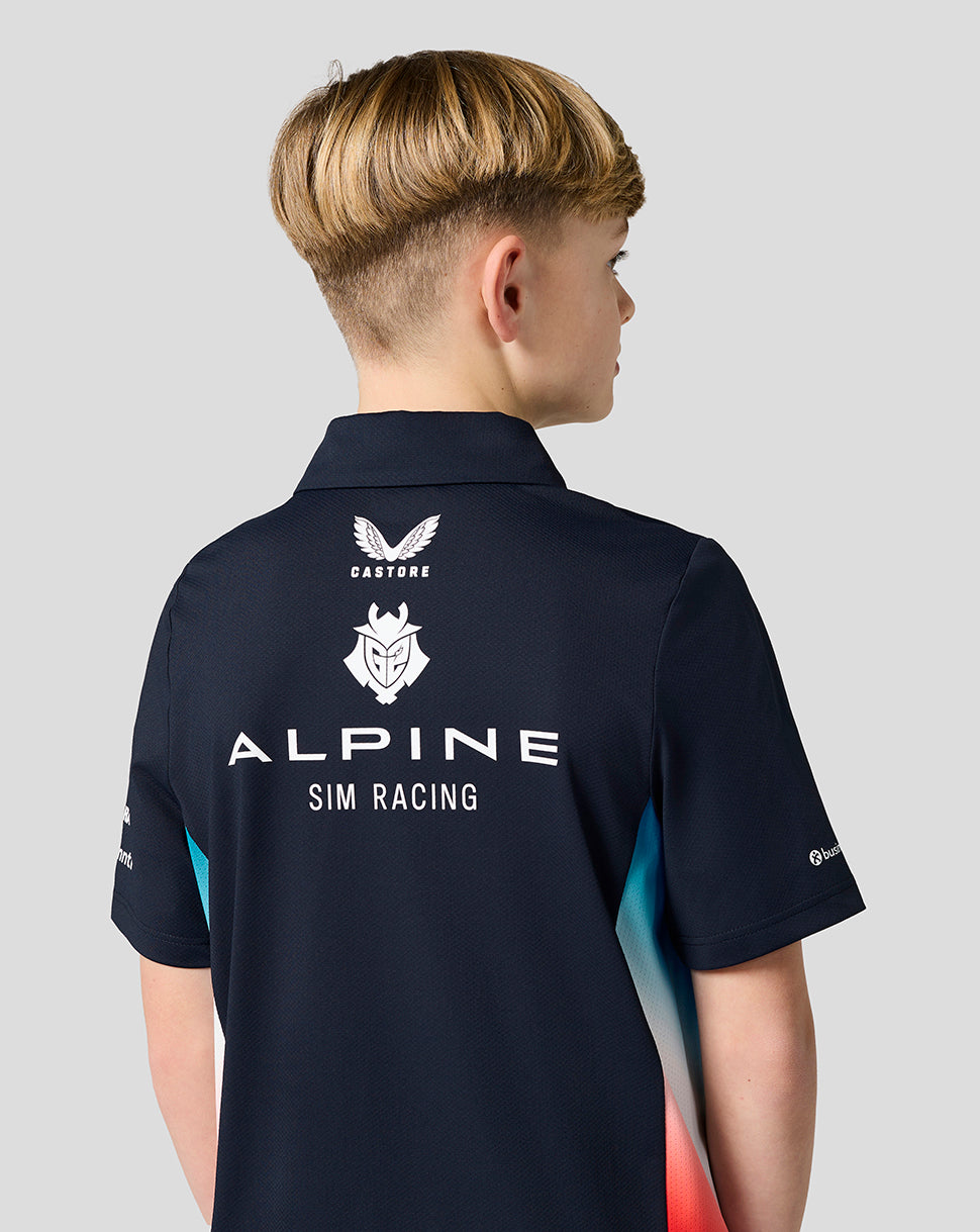 Alpine Sim Racing Team Junior Official Polo Shirt