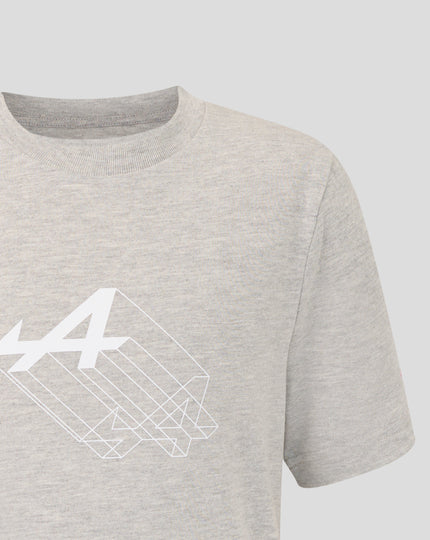 T-shirt graphique Junior coupe classique – Gris chiné